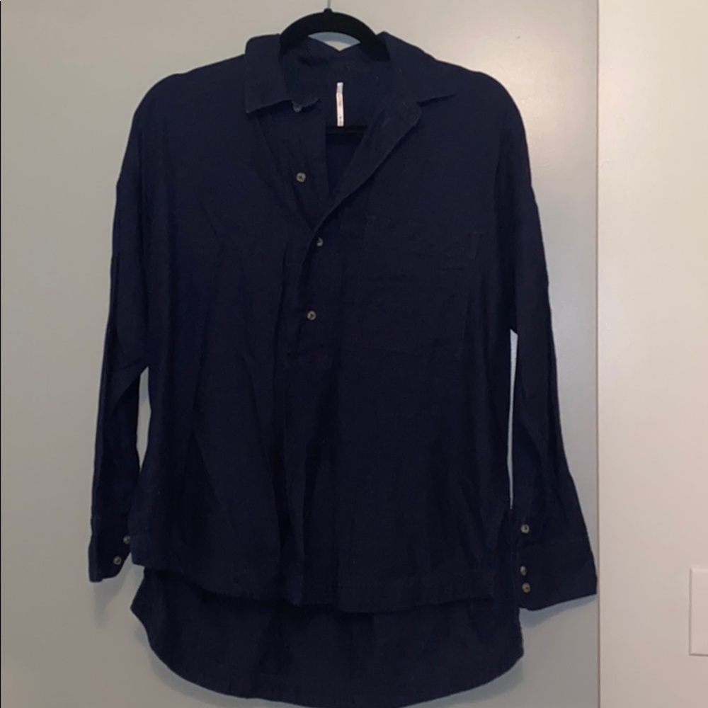 Free people denim long sleeve